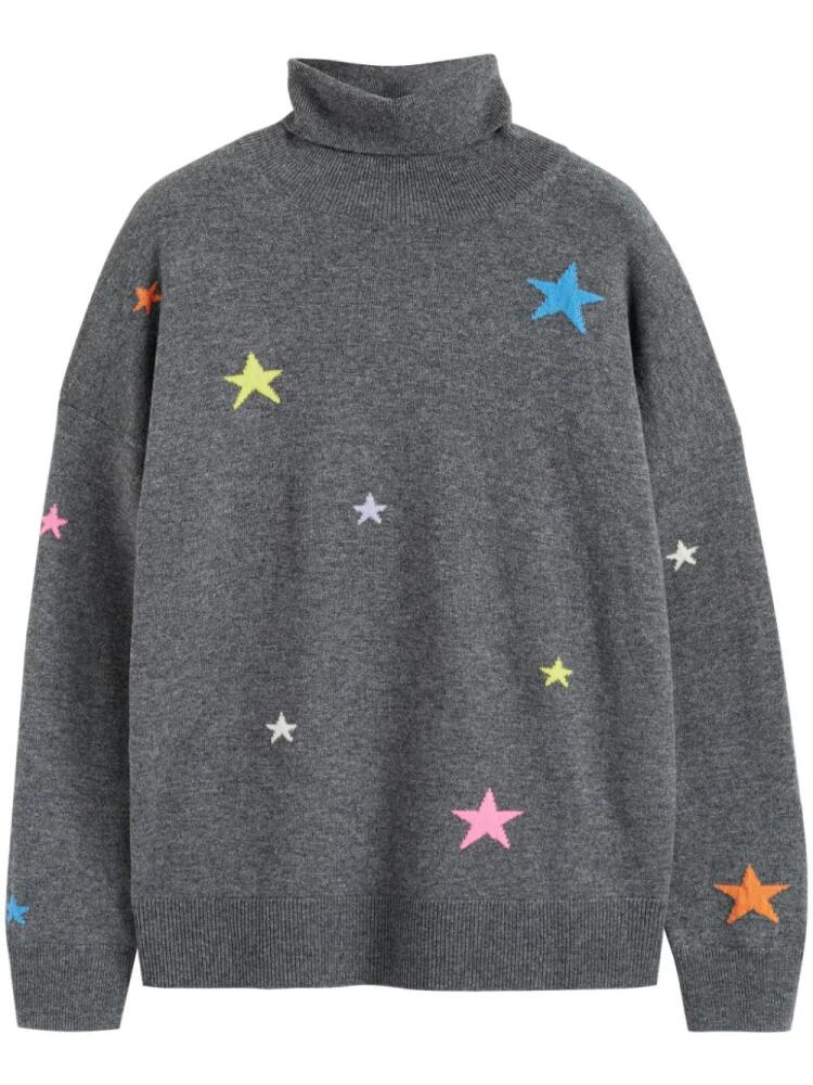 Chinti & Parker star roll-neck jumper - Grey Cover