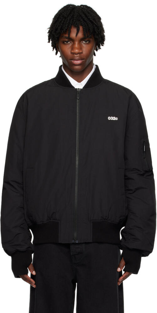 032c Black Classic Bomber Jacket Cover