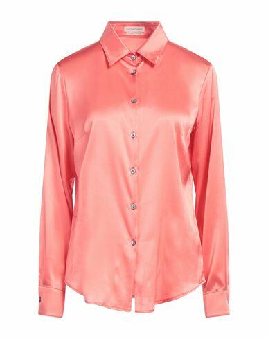 Camicettasnob Woman Shirt Salmon pink Silk Cover