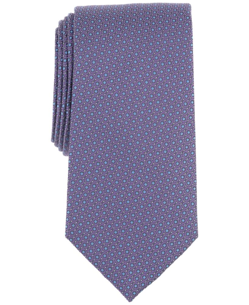 Michael Kors Men's Hammond Medallion Tie - Purple Cover