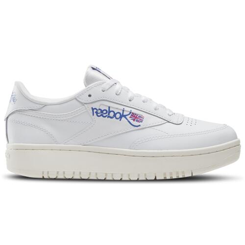 Reebok Club C Double - Womens Shoes Ftwr White/Purple/Chalk Cover