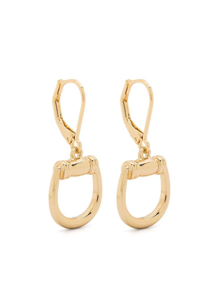 Lauren Ralph Lauren horsebit drop earrings - Gold Cover