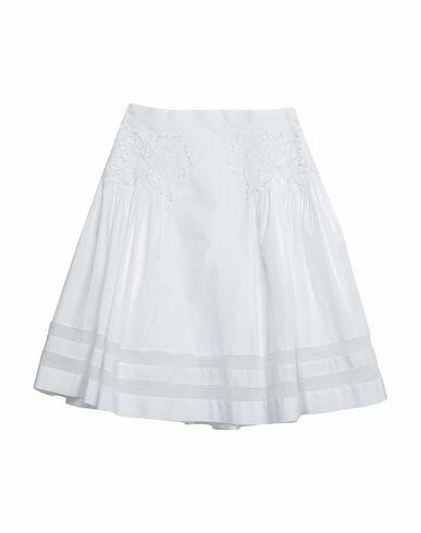 Ermanno Scervino Woman Midi skirt White Cotton Cover