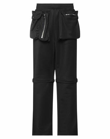 Jw Anderson Man Pants Black Polyester, Cotton Cover