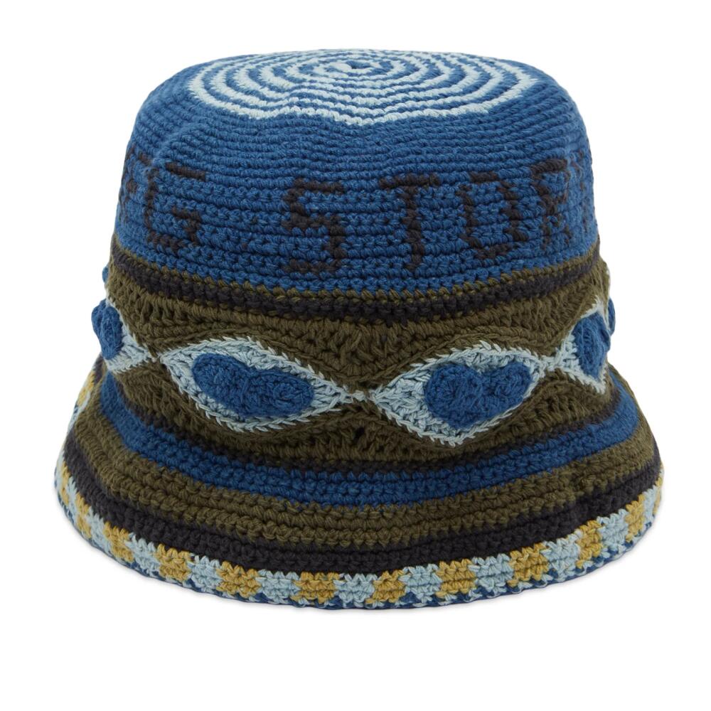 Story mfg. Women's Brew Bucket Hat in Indigo Heart Cover