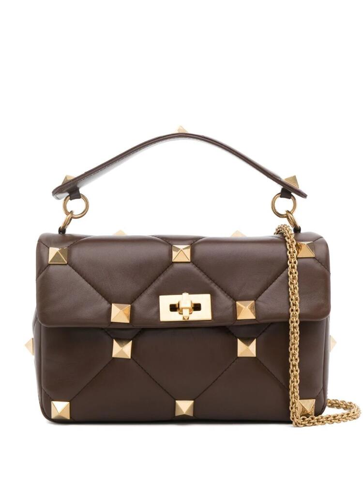 Valentino Garavani Rockstud-embellished tote bag - Brown Cover