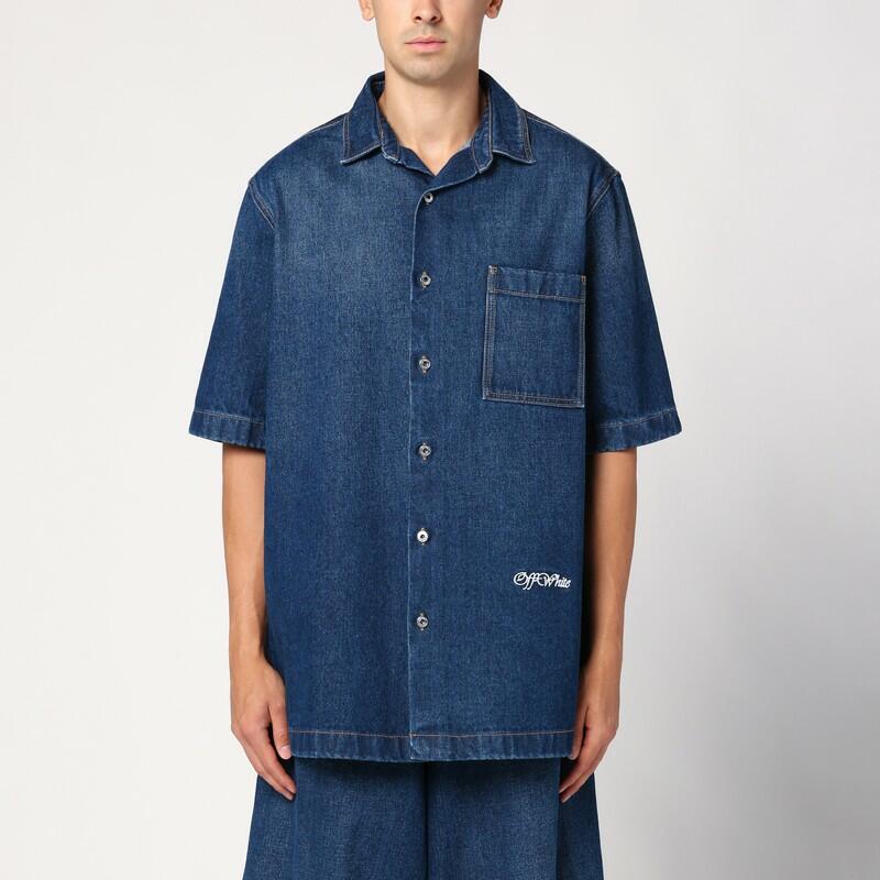 Off-White™ Blue denim over shirt Cover