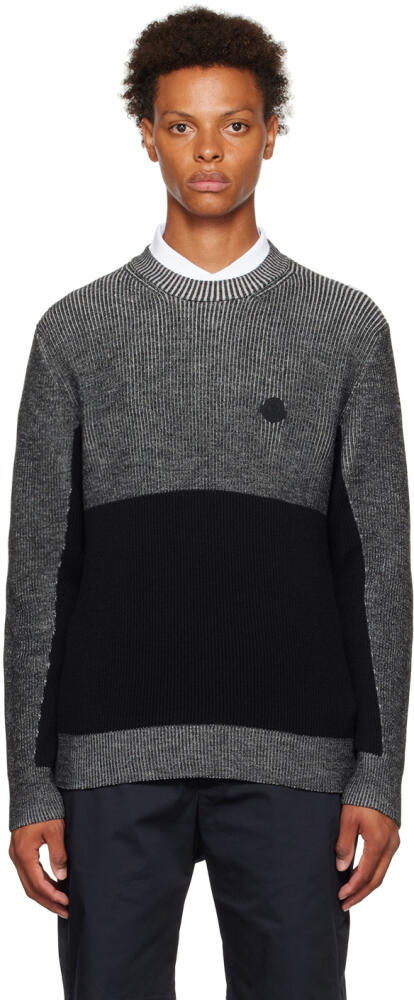 Moncler Gray Rib Sweater Cover