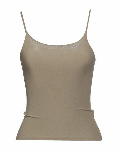 Emisphere Woman Tank top Sage green Polyamide Cover