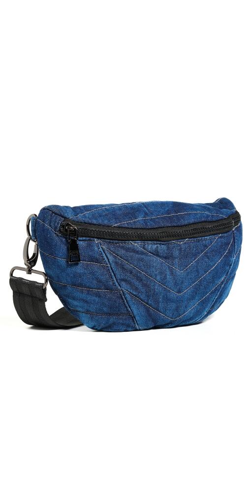 Think Royln Little Runaway Belt Bag Stone Washed Denim Cover