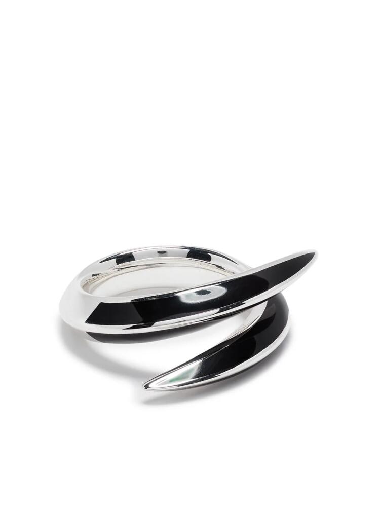 Shaun Leane Sabre Deco silver and ceramic ring Cover