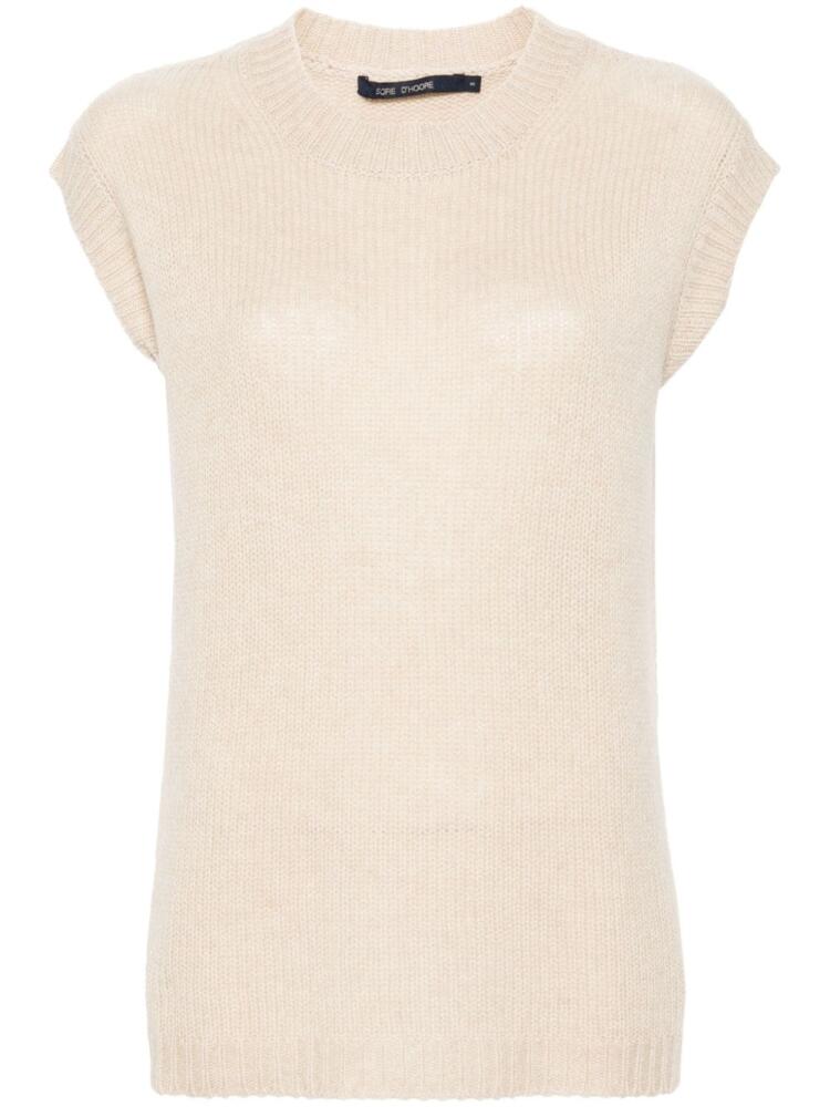 Sofie D'hoore Mine knitted top - Neutrals Cover