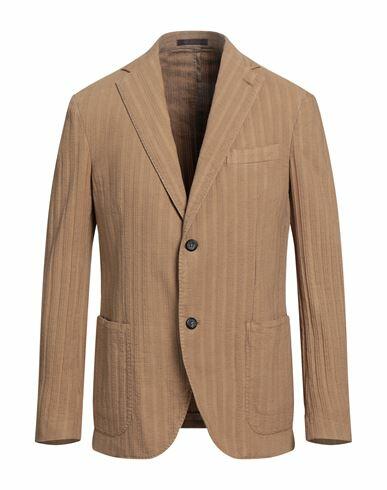 The Gigi Man Blazer Camel Cotton Cover