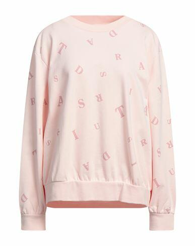 Trussardi Woman Sweatshirt Light pink Cotton, Elastane Cover