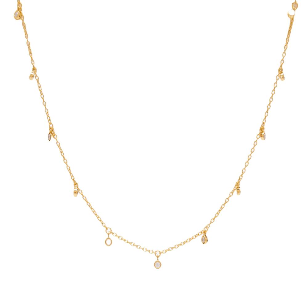 Missoma Women's Interstellar Drop Choker in Gold Cover