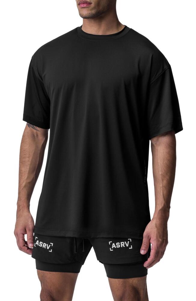 ASRV AeroSilver Oversize Tee in Black Cover