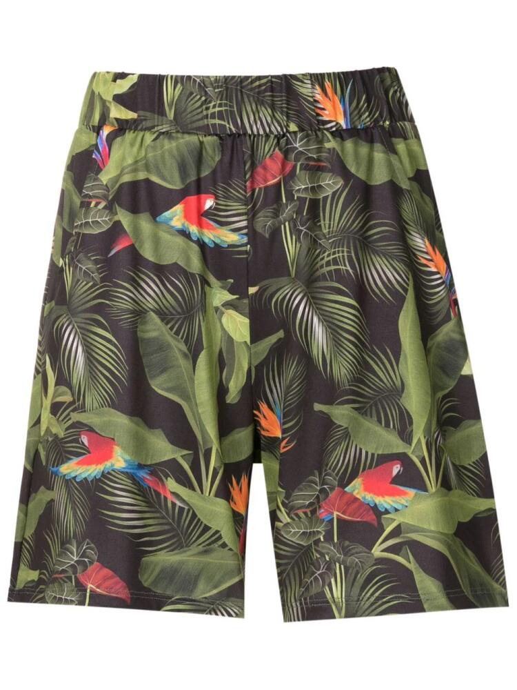 Lygia & Nanny Lara botanical-print shorts - Green Cover