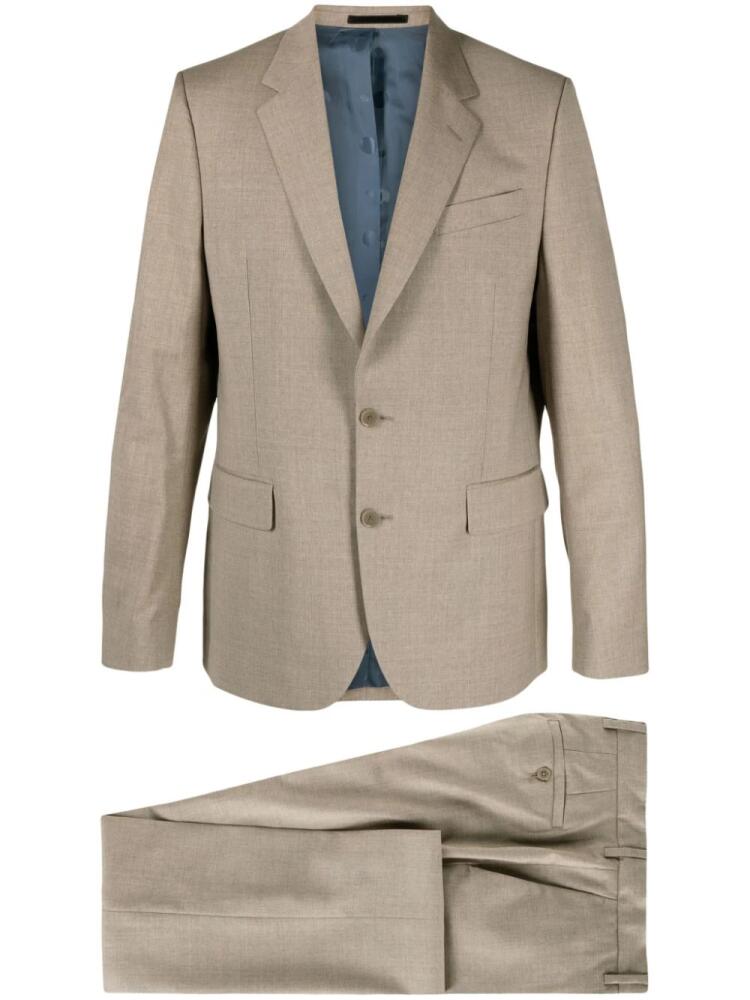 Paul Smith notched-lapels single-breasted suit - Brown Cover