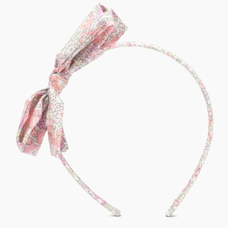 Bonpoint Pink headband with maxi bow Cover