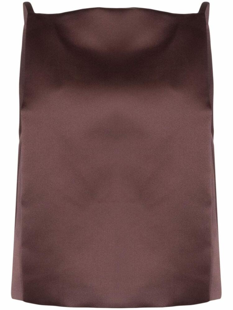 Philosophy Di Lorenzo Serafini pleat-detail tank top - Purple Cover