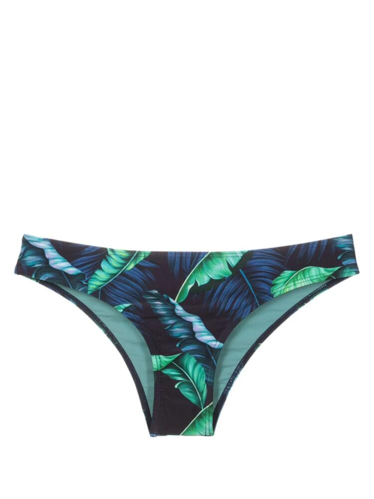 Lygia & Nanny Waikiki leaf-print bikini bottoms - Blue Cover