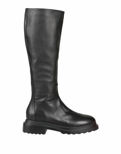 Pomme D'or Woman Boot Black Soft Leather Cover