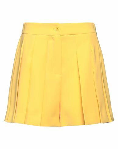 Boutique Moschino Woman Shorts & Bermuda Shorts Yellow Polyester Cover