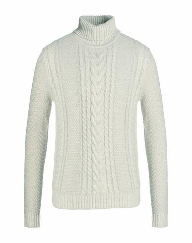 Jack & Jones Man Turtleneck Off white Acrylic, Cotton Cover