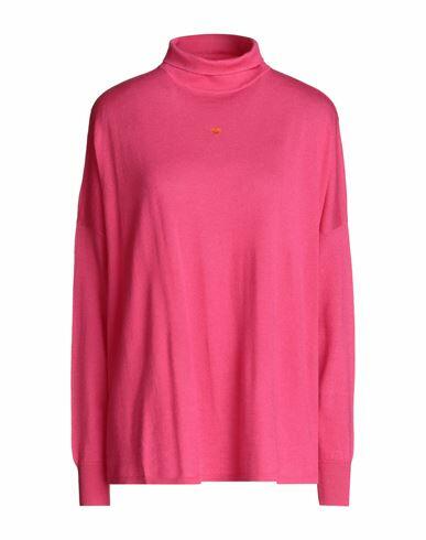 Max & co. Woman Turtleneck Fuchsia Virgin Wool Cover