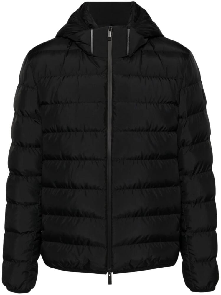 Moncler detachable-hood puffer jacket - Black Cover