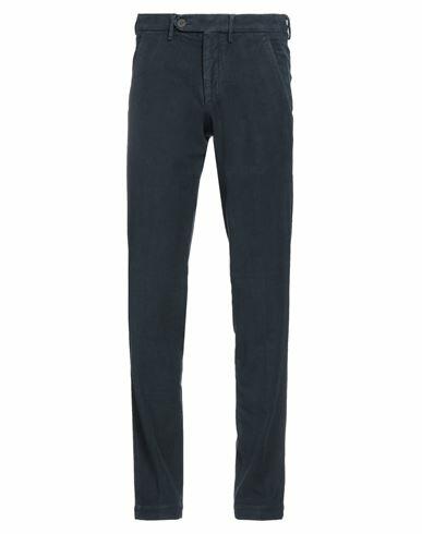 Michael Coal Man Pants Navy blue Cotton, Elastane Cover