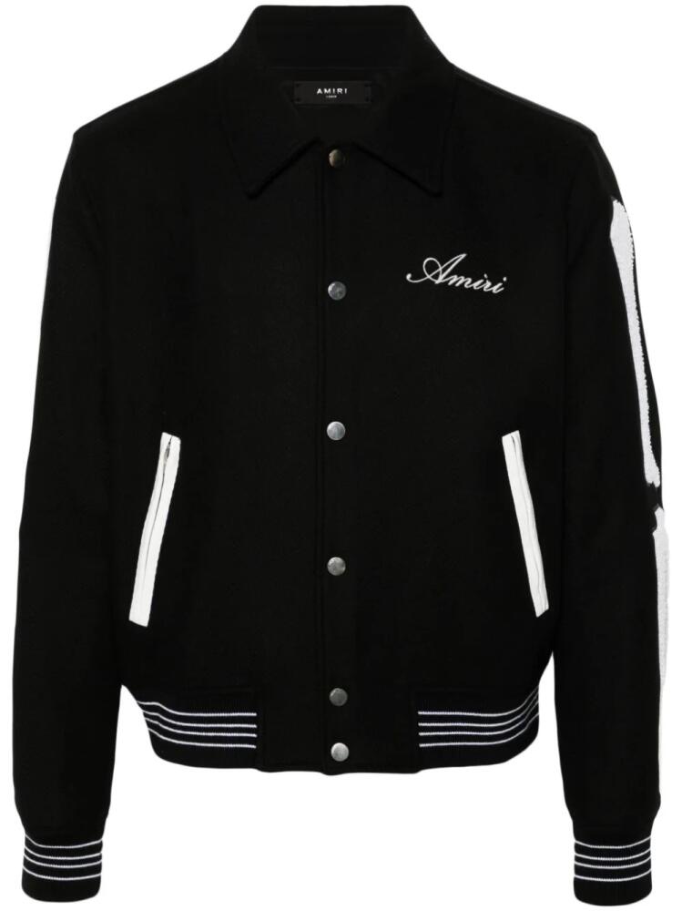 AMIRI Bones bomber jacket - Black Cover