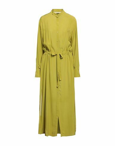 Fisico Woman Maxi dress Acid green Viscose Cover