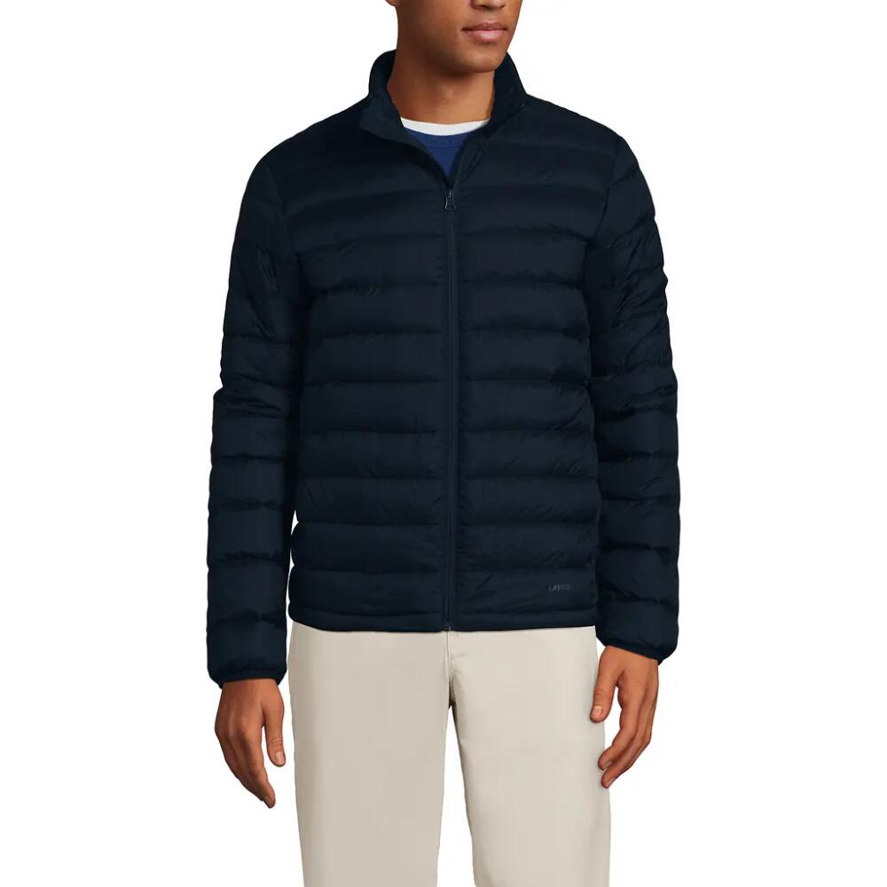 Lands' End Wanderweight Ultralight Packable Down Jacket in Radiant Navy Cover