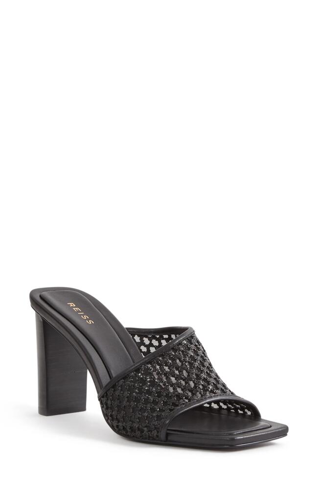 Reiss Heather Slide Sandal in Black Cover