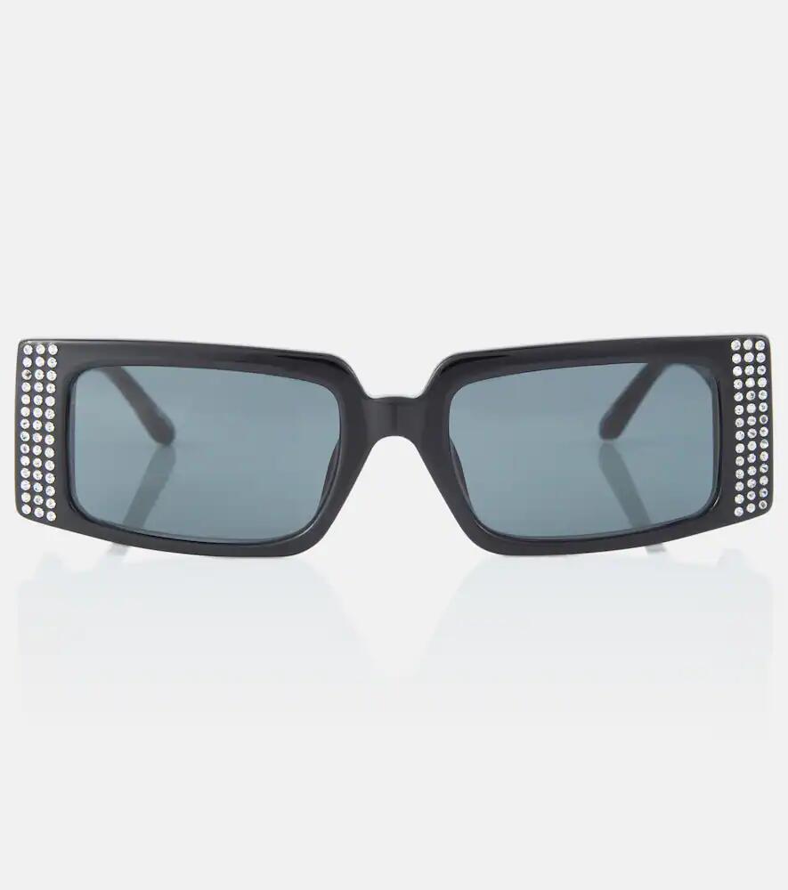 Magda Butrym Crystal-embellished square sunglasses Cover