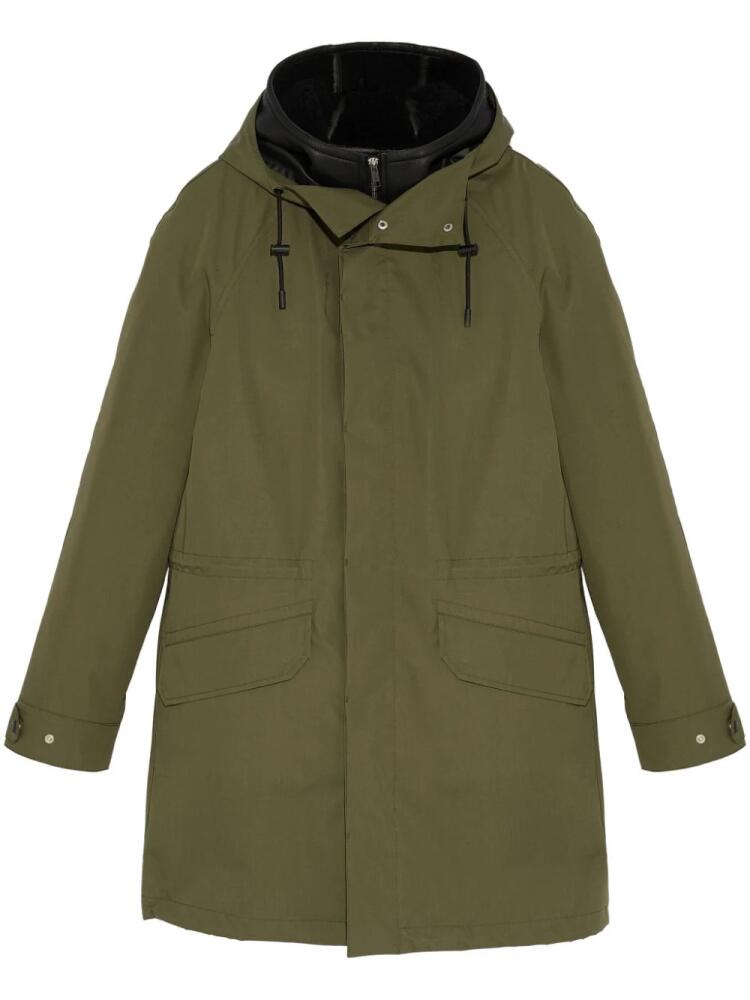 Yves Salomon Iconic parka - Green Cover