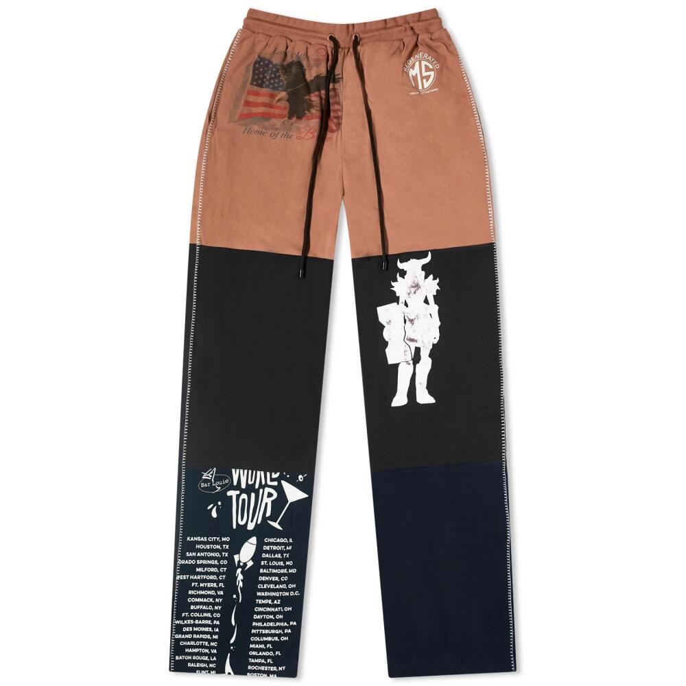 Marine Serre Women's Regenerated Graphic Patchwork Pants in Multi Cover