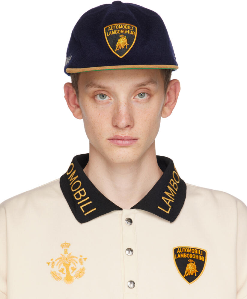 Rhude Navy Automobili Lamborghini Edition Cap Cover