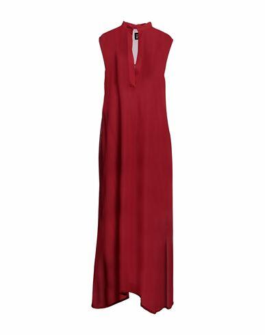 Fisico Woman Maxi dress Brick red Viscose Cover