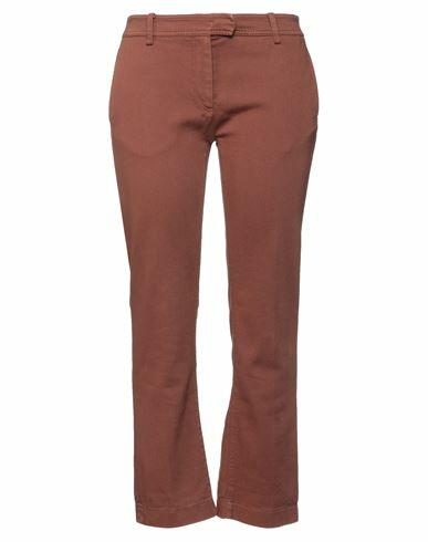 N°21 Woman Pants Brown Cotton, Elastane Cover