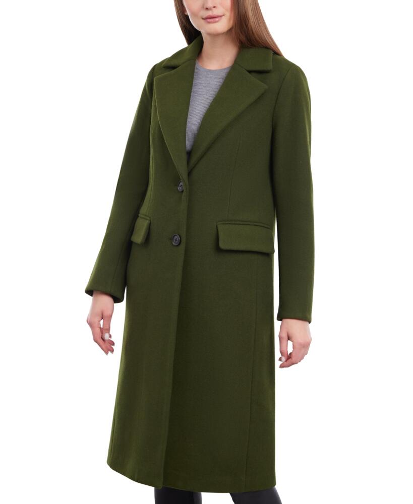 Michael Michael Kors Women's Single-Breasted Coat, Created for Macy's - Jade Cover