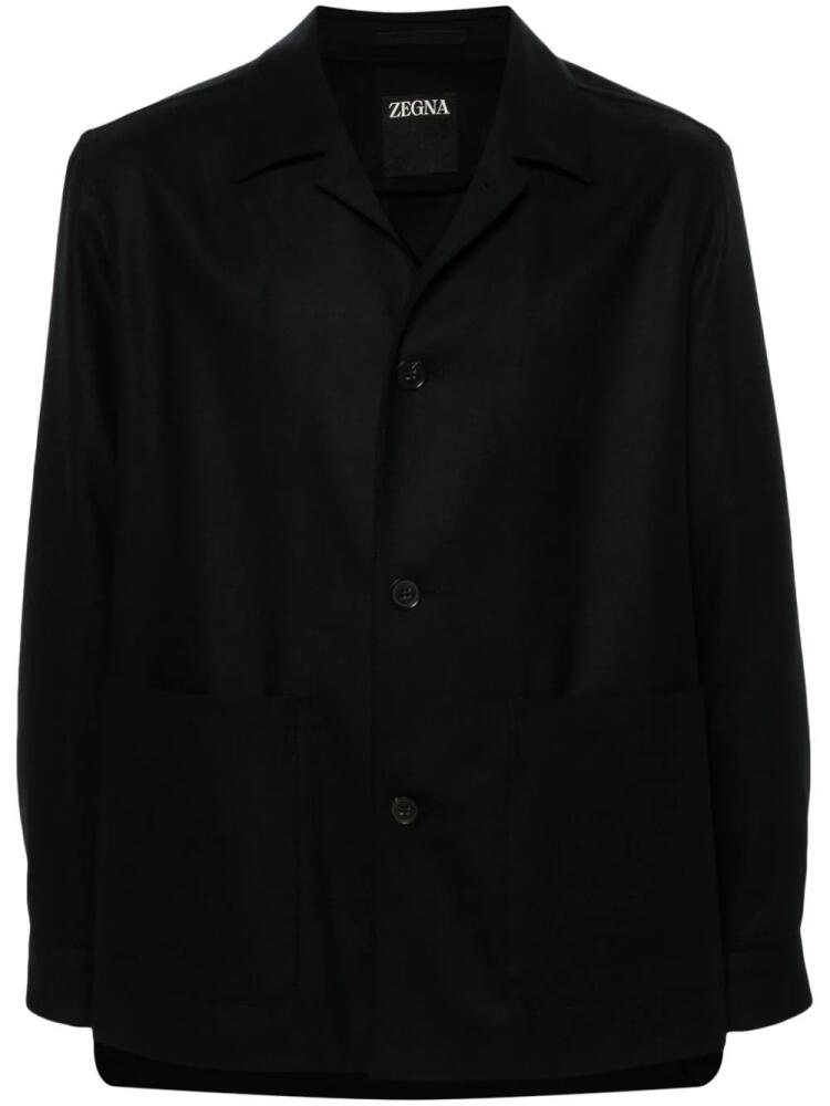 Zegna wool blazer - Black Cover