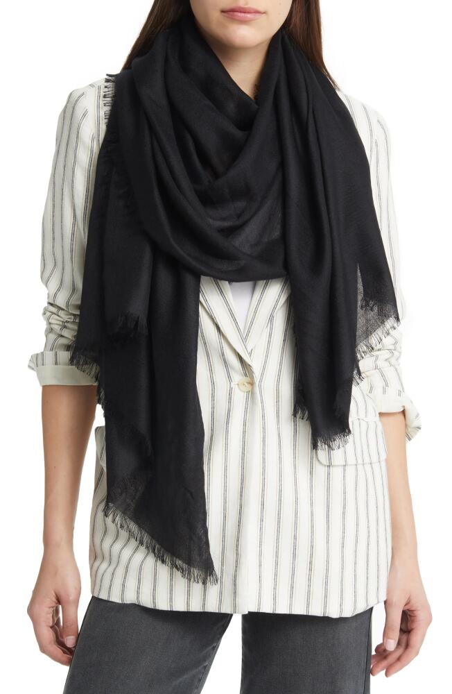 Nordstrom Cashmere & Silk Wrap in Black Cover