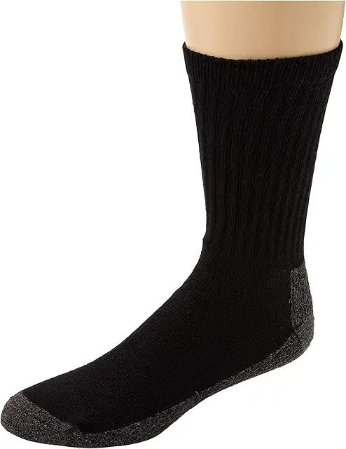 Wigwam At Work Crew 3-pack (Black) Men's Crew Cut Socks Shoes Cover