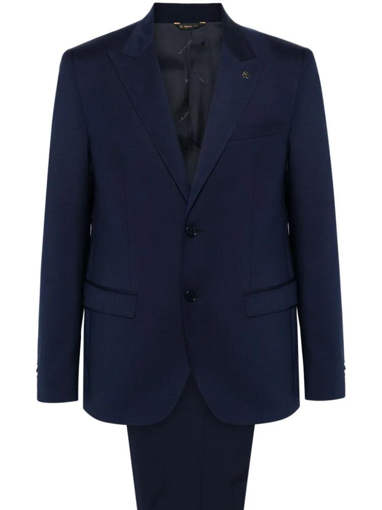 Manuel Ritz single-breasted wool suit - Blue Cover