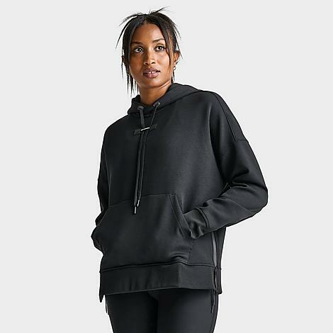 On Women's Classic Tech Hoodie in Black/Black Cover