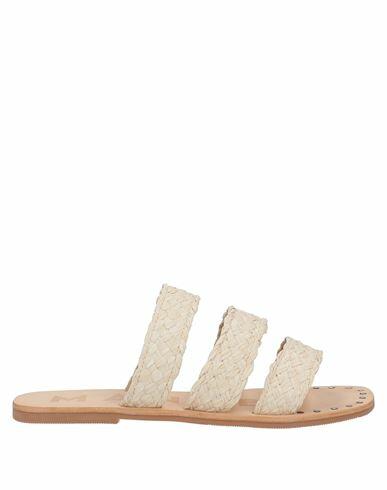 Manebí Woman Sandals Ivory Natural raffia Cover