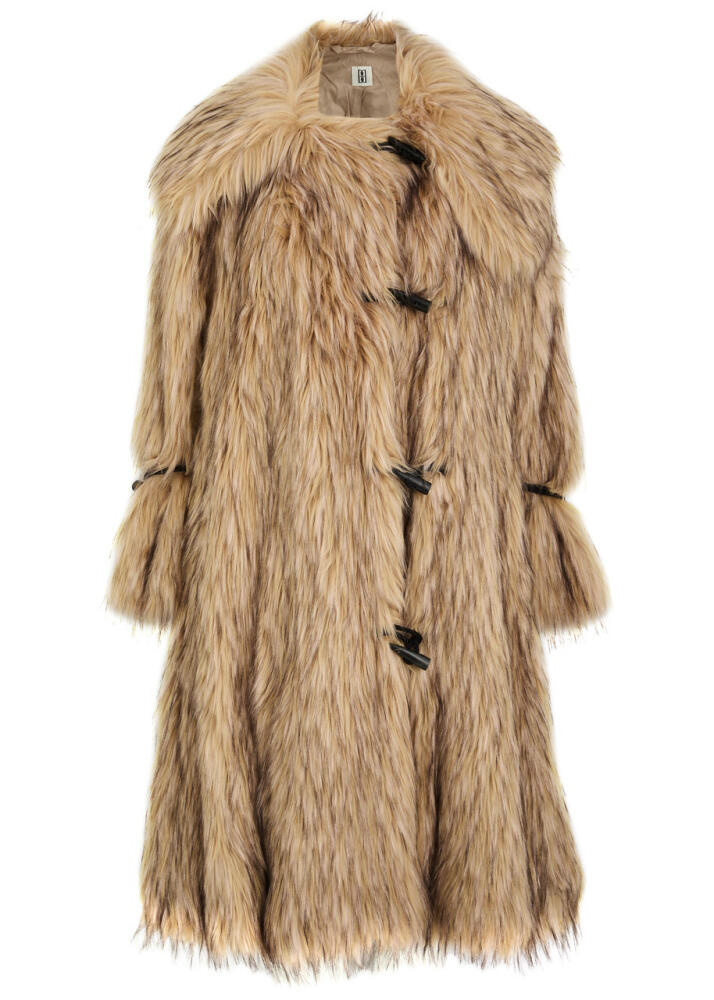 BY Malene Birger Graca Panelled Faux fur Coat - Beige Cover