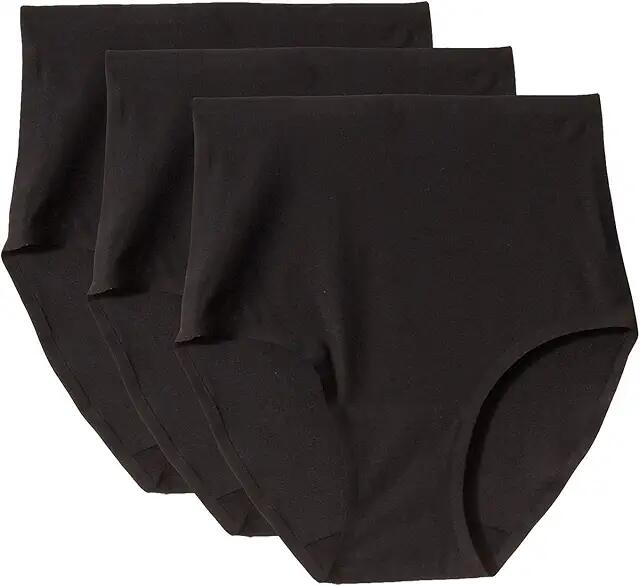 Chantelle Soft Stretch 3-Pack Brief (Black) Women's Underwear Cover